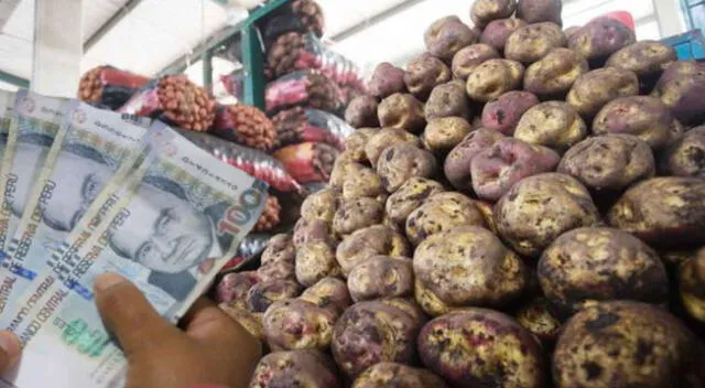 Conoce el precio de la papa en los mercados de Lima.