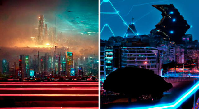 Así se vería Lima en el año 2050, según la IA.