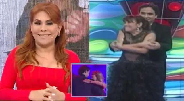 Magaly Medina sacó chispas a Gisela Valcárcel con baile junto a Roberto Martínez