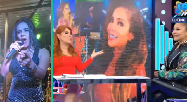 Giuliana Rengifo comparte peculiar video mientras Marisol conversaba con Magaly en su programa