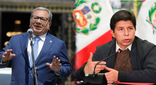 Congresista Carlos Anderson y presidente Pedro Castillo