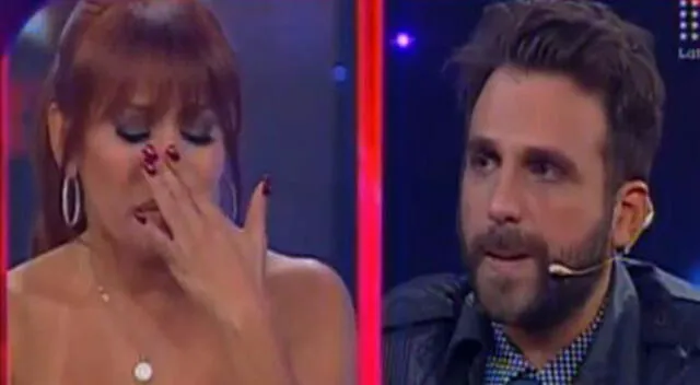 En el 2015 Magaly Medina lloró en vivo frente a Rodrigo González.