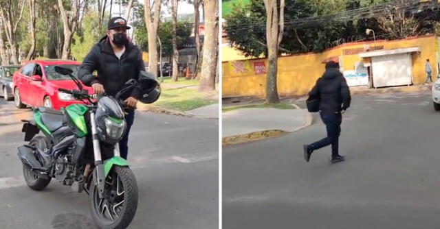 El valiente vecino enfrentó al delincuente que se había robado la motocicleta cuadras más abajo.