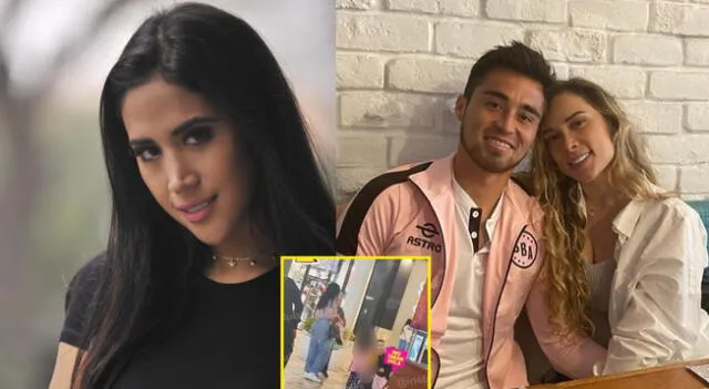 Melissa Paredes, Ale Venturo y Gato Cuba juntos paseando con sus hijas