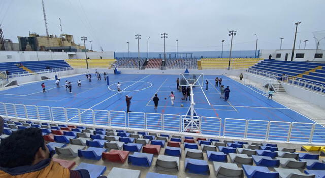 Coliseo Chamochumbi muestra nueva cara.