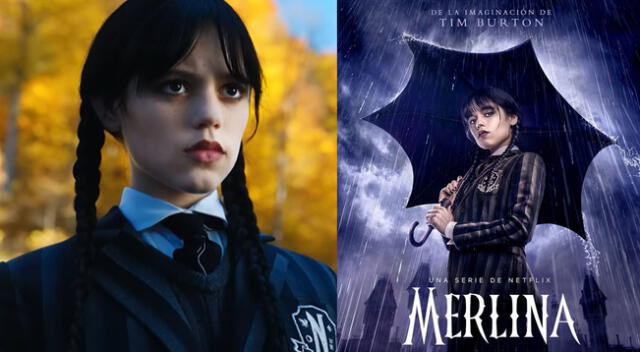 Merlina es protagonizada por Jenna Ortega.