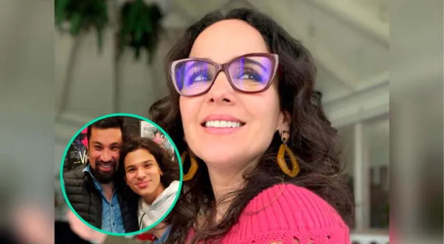 Érika Villalobos comparte con Aldo Miyashiro el sentimiento de orgullo por su hijo Mikael, tras debutar como actor.