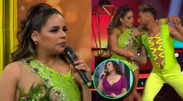 Giuliana Rengifo habría sido cuestionada por su bailarín.