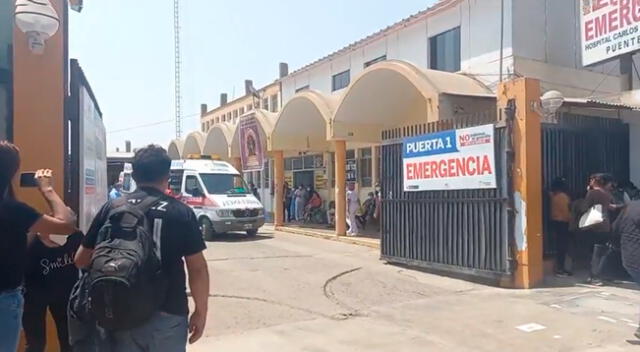 Hospital donde se encuentran los intoxicados en Puente Piedra
