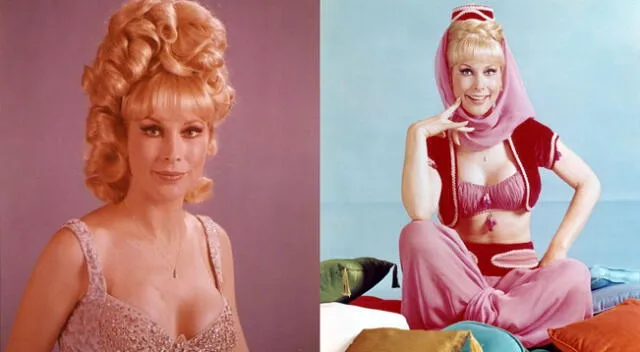 Barbara Eden actuando en "Mi bella genio"