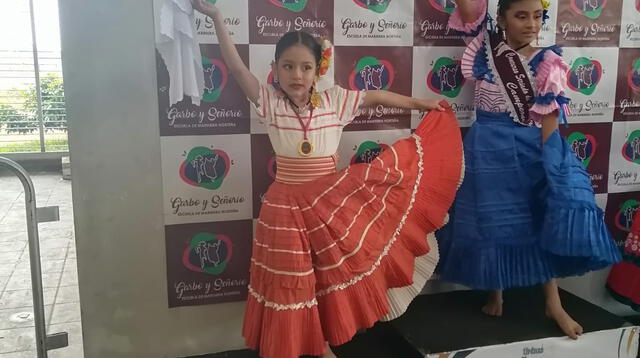 Maia una niña de cinco años con mucho talento que quedó segunda-