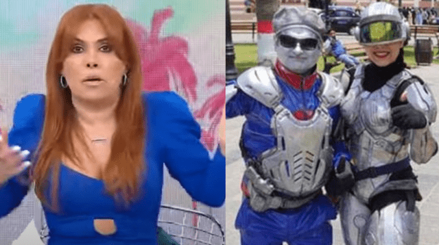 Magaly Medina se pronuncia sobre convivencia de Robotín y Robotina.