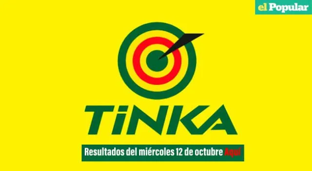 Mira los resultados del sorteo de la Tinka del miércoles 12 de octubre.