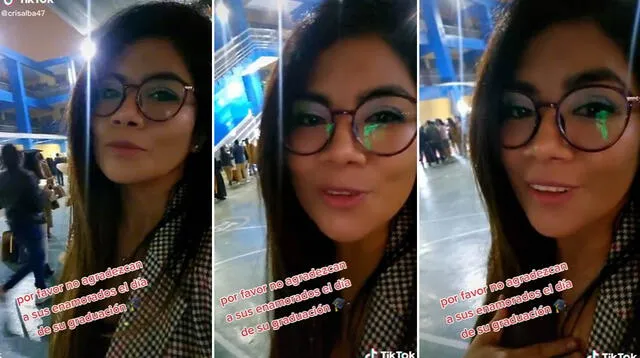 Tiktok Viral Peruana Asiste A Graduación Ve Que Jóvenes Agradecen A Sus Enamorados Y Da 5783