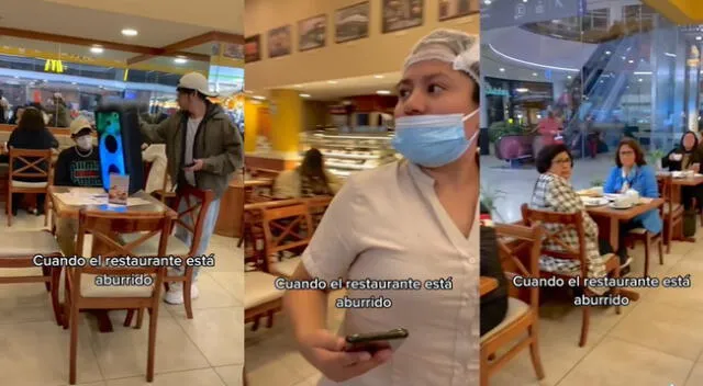 Singular escena en conocido local de comidas se hizo viral en TikTok.