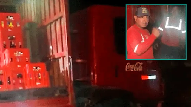 Delincuentes roban dinero de camión de Coca Cola que tenía como destino llegar a Trujillo.