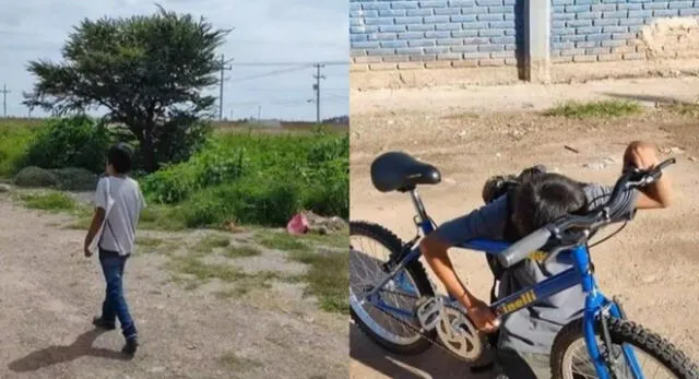 El niño se hizo viral con su historia.