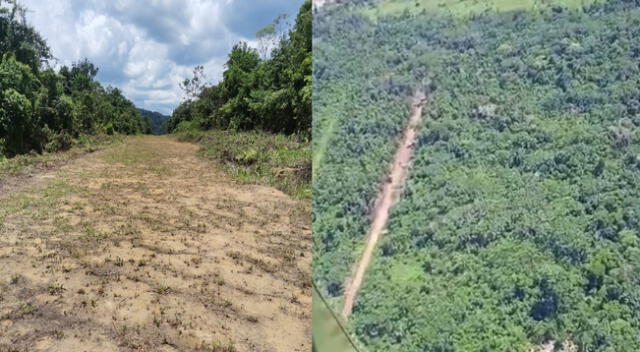 Destruyen pista de aterrizaje clandestina de los narcotraficantes en Oxapampa