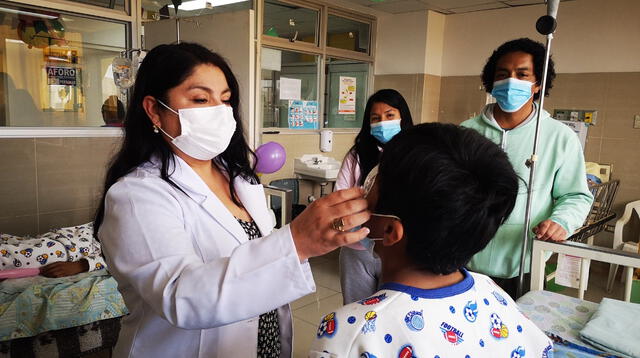 Menor agradeció a la doctora y todo el personal médico.