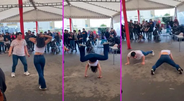 La joven lo dejó todo en la pista de baile y se animó a demostrar sus pasos al estilo Anitta.