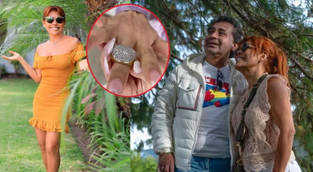 Magaly Medina confiesa que Alfredo Zambrano le regaló costoso anillo de 104 brillantes por 6 meses de relación.