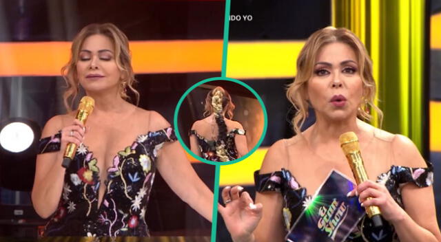 El Gran Show tendencia en redes y salen los memes por el peinado de Gisela: "¿Es una cola o su aguijón?"