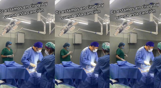 Singular escena de la enfermera que se puso a bailar en plena cirugía es viral en TikTok.