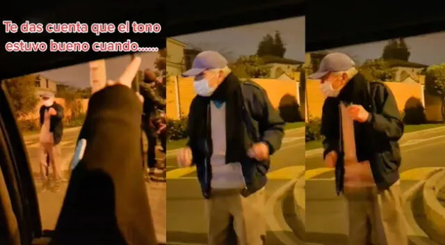 Singular escena del adulto mayor en La Molina se hizo viral en TikTok.