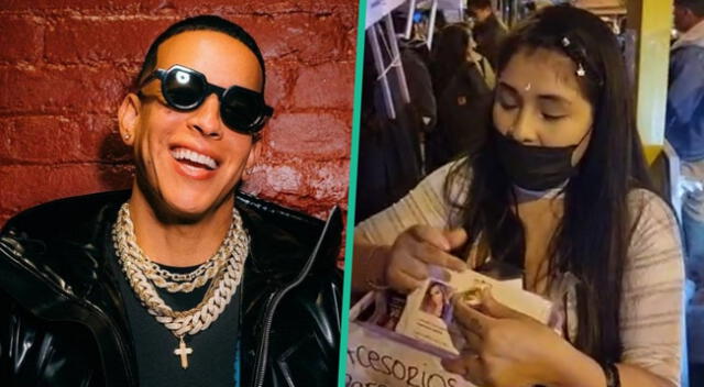 Daddy Yankee en Lima: Joven emprendedora es sensación con venta de accesorios a las afueras del concierto