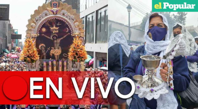 Señor de los Milagros inicia tercer recorrido.