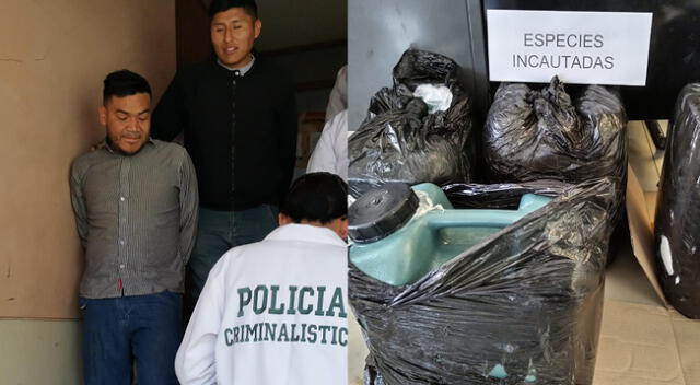 Ciudadano colombiano fue detenido con dos bidones llenos de la supuesta miel y jalea real.