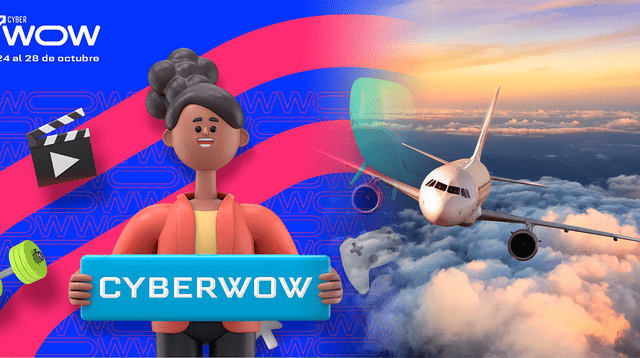 Descubre cuáles son las mejores ofertas online para vuelos nacionales e internacionales que podrás adquirir con el Cyber WOW 2022.