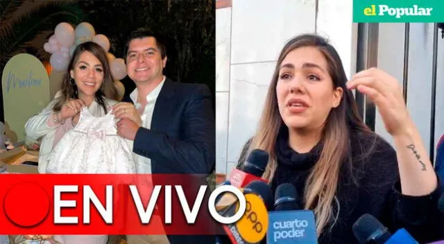 Gabriela Sevilla declara a la prensa y confirma que si estuvo embarazada.