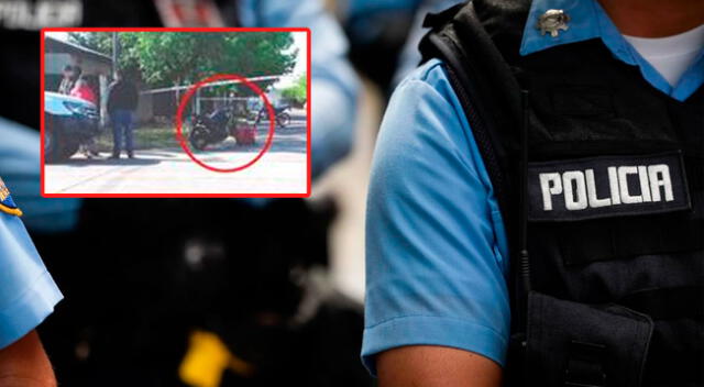 El policía vestido de civil mató a uno de los cuatro delincuentes que lo abordaron en plena pista en Argentina.
