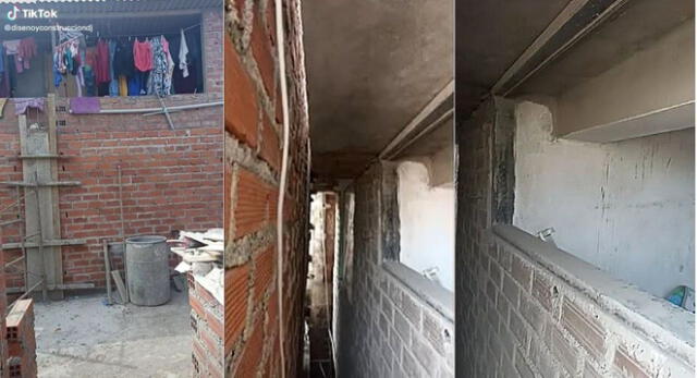 El vecino decidió construir su casa, pero dejo sin luz natural y aire a la casa del lado por lo que se hizo viral en TikTok.
