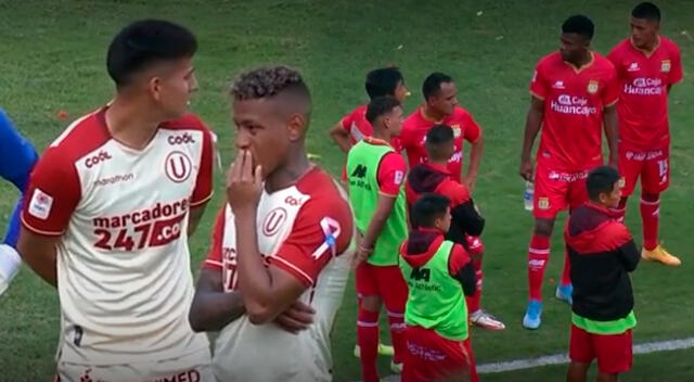 El duelo de Universitario y Sport Huancayo se suspendió, el encuentro se reanudará mañana lunes 24 de octubre a las 8:00 p.m.
