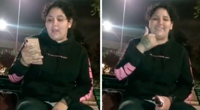 Pamela Cabanillas reapareció para un video de TikTok desde Italia.