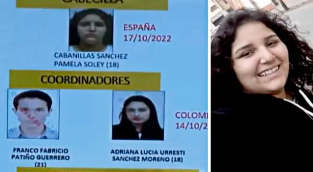 Franco Patiño Guerrero y Adriana Urresti Sánchez también se entregarán, según la PNP.