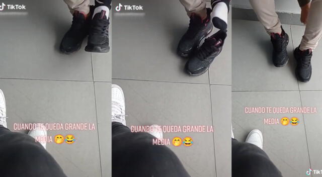 Peculiar decisión de un usuario con sus medias largas se hizo viral en TikTok.