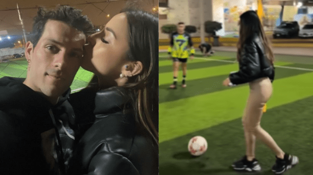 Luciana Fuster le dedica tierno gol a Patricio Parodi