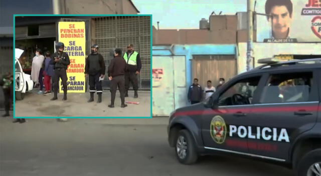 Policía de la comisaría de San Juan de Lurigancho se encuentra haciendo las investigaciones del asesinato.