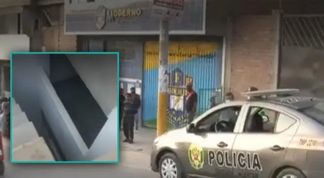 Menor de edad cae de escaleras, en el tercer piso de su colegio en Huaycán.