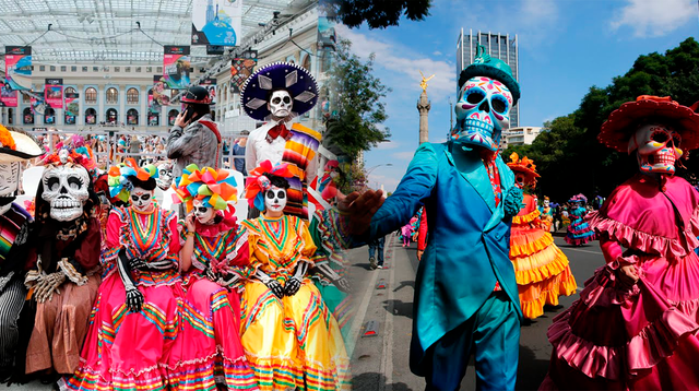 Desfile por el Día de los Muertos en la Ciudad de México