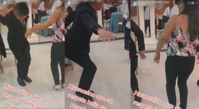 Singular zapateo de la pareja de baile al ritmo de huaylas se hizo viral en TikTok.