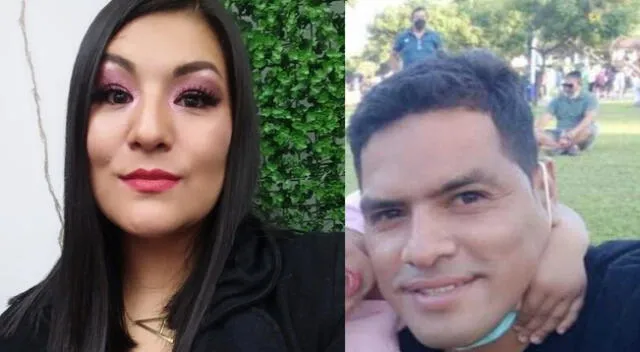 Cantante folclórica junto a su presunto golpeador