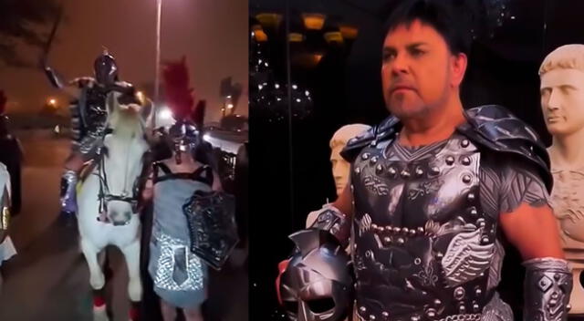 Andrés Hurtado gana 5 mil dólares por 'mejor disfraz' de Halloween.