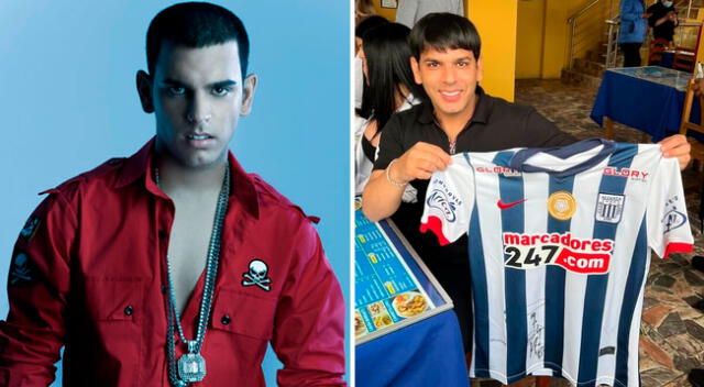 Tito el Bambino se mostró feliz por tener la indumentaria de Alianza Lima.