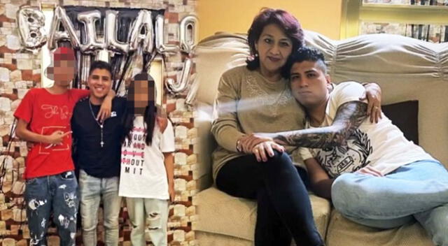 John Kelvin se mostró emocionado de reencontrarse con su madre y sus hijos.