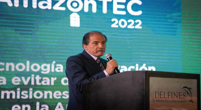 Ministro del Ambiente, Wilbert Rozas, participo en AmazonTec2022