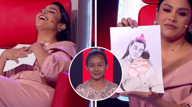 Maricarmen Marín se emociona en La Voz Kids.